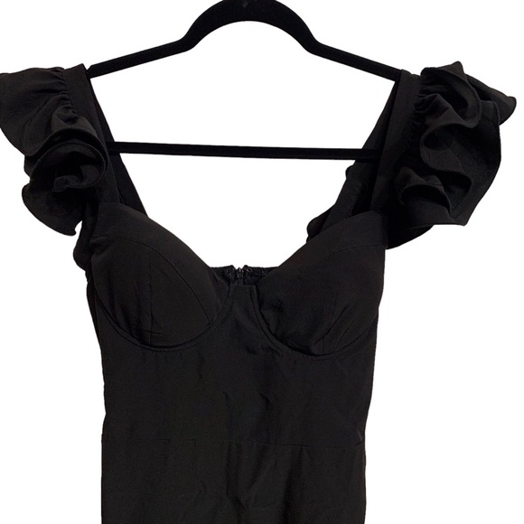 FASHION NOVA LITTLE BLACK DRESS BLACK COCKTAIL DRESS - Picture 4 of 10